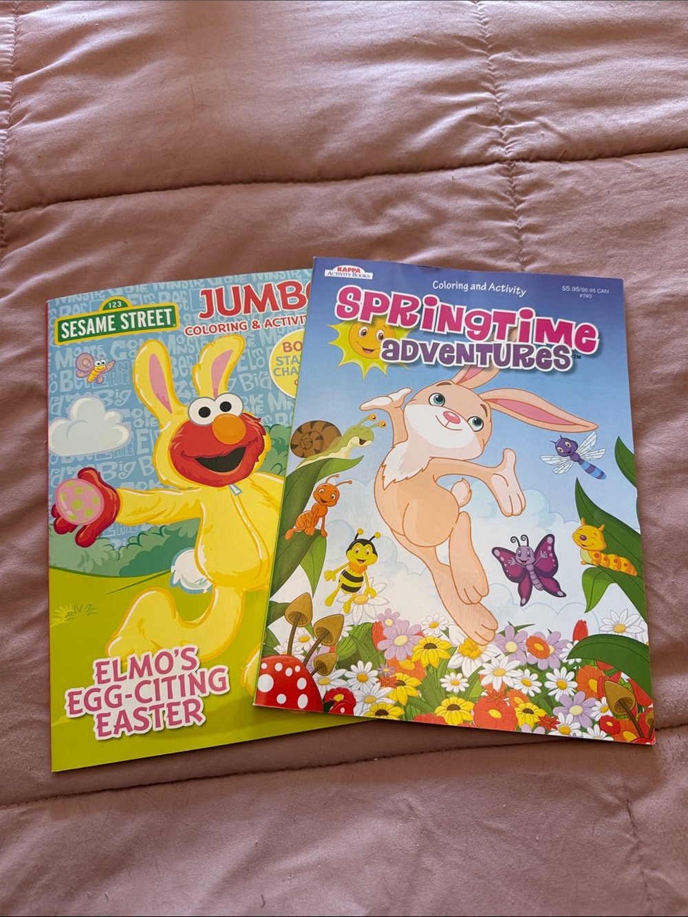 🐰 🐣 Sesame Street Elmo's Egg-Citing Easter Coloring & Activity Book NEW